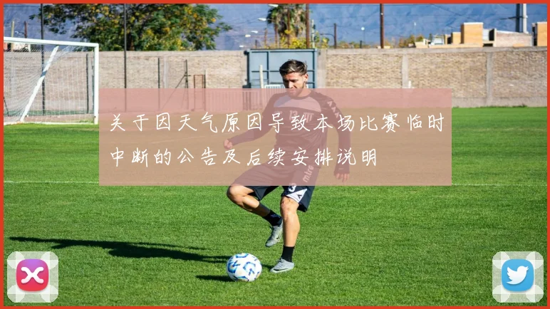 关于因天气原因导致本场比赛临时中断的公告及后续安排说明